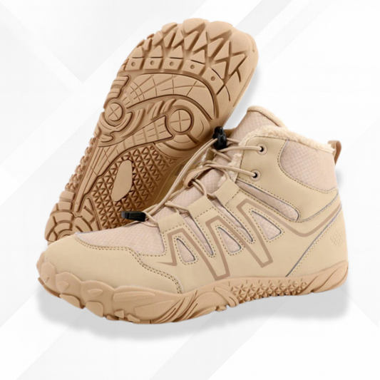 SafariTrek | Hoge Barefoot Laarzen | Warm, Waterafstotend & Comfortabel