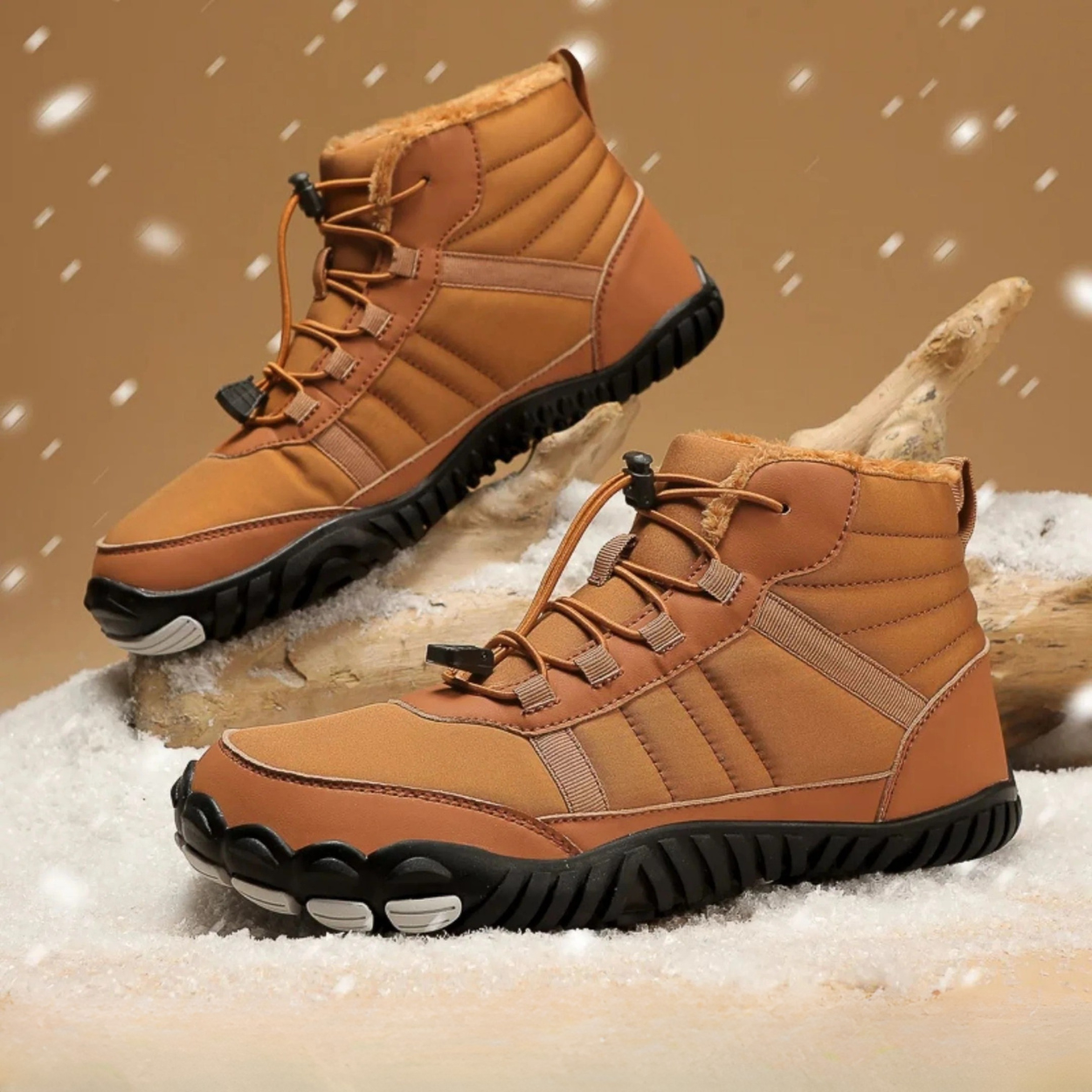 X-Forest | Hoge Barefoot Laarzen | Warm, Waterafstotend & Comfortabel