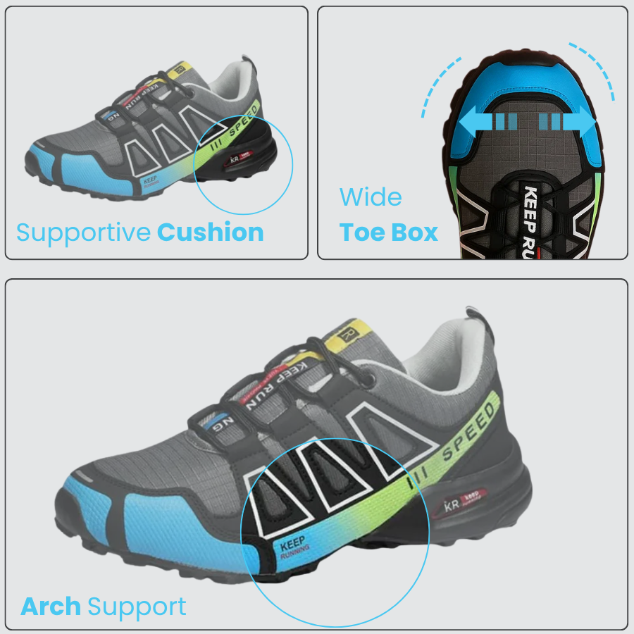 AirTrek - Orthopedische Wandelschoenen voor Hiking & Outdoor, Ademend & Lichtgewicht Comfort