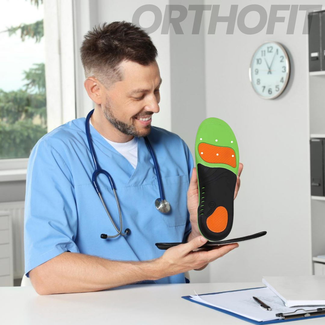 Orthofit - Orthopedische en Pijnverlichtende Inlegzolen, Gemaakt Voor Alle Schoenen (2 stuks voor beide voeten)