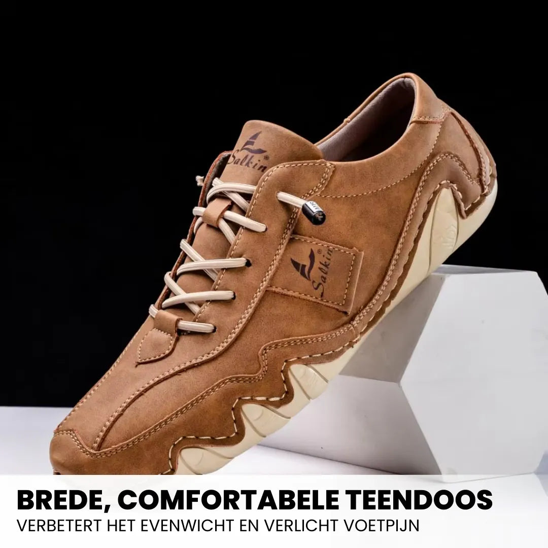ALPACA barefoot schoenen laag model - leren, waterdicht, ademend en ergonomisch
