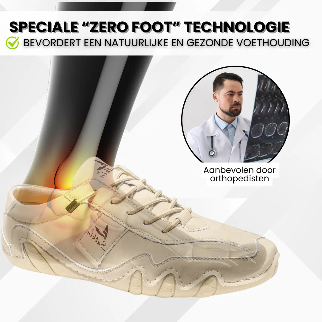 ALPACA barefoot schoenen laag model - leren, waterdicht, ademend en ergonomisch