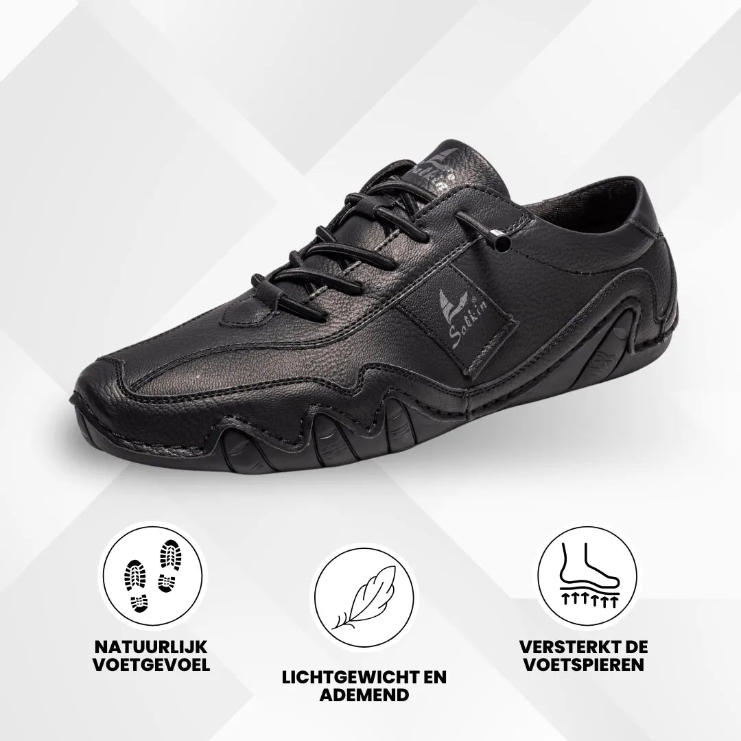 ALPACA barefoot schoenen laag model - leren, waterdicht, ademend en ergonomisch