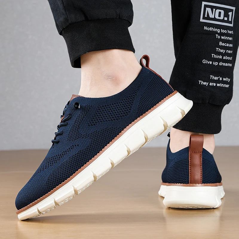 DailyAir Lichtgewicht Ademend Herenschoenen – Dagelijks comfort met Antislipzool en Kleuraccenten
