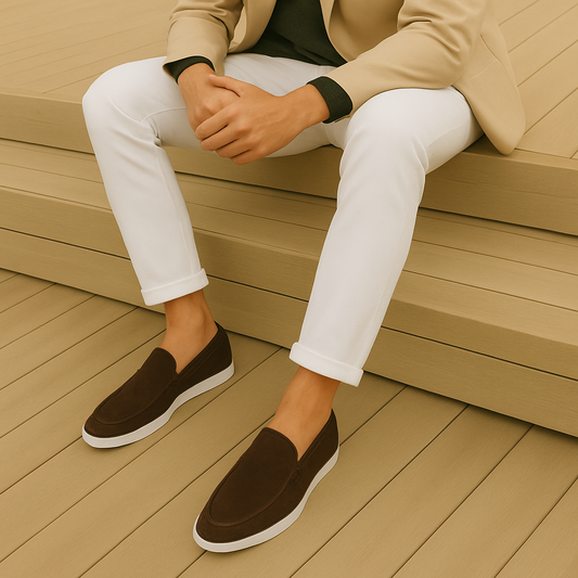 Monaco | Suède Loafers met Zachte Zool | Comfortabel & Stijlvol Ontwerp