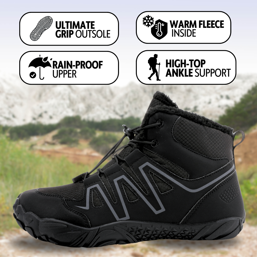 SafariTrek | Hoge Barefoot Laarzen | Warm, Waterafstotend & Comfortabel