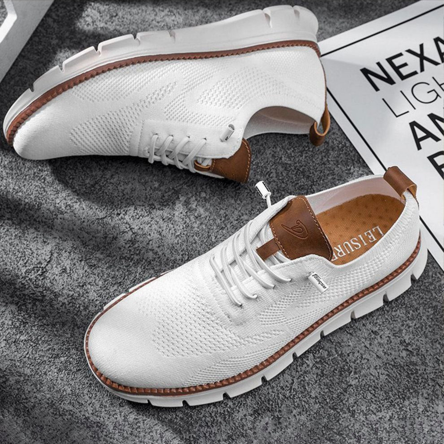 DailyAir Lichtgewicht Ademend Herenschoenen – Dagelijks comfort met Antislipzool en Kleuraccenten
