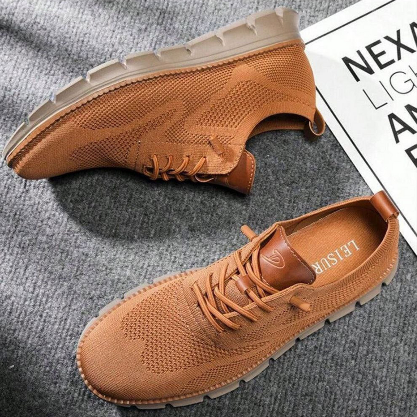 DailyAir Lichtgewicht Ademend Herenschoenen – Dagelijks comfort met Antislipzool en Kleuraccenten