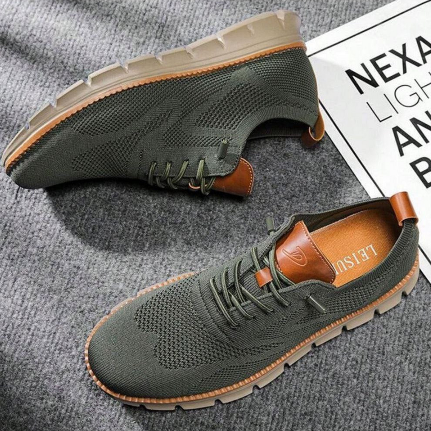 DailyAir Lichtgewicht Ademend Herenschoenen – Dagelijks comfort met Antislipzool en Kleuraccenten