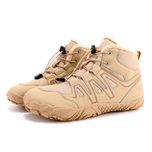 SafariTrek | Hoge Barefoot Laarzen | Warm, Waterafstotend & Comfortabel