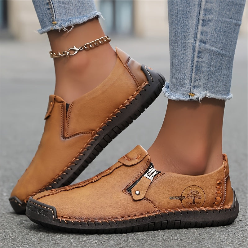 Elira™ – Comfort Sneakers met Rits & Flexibele Rubberzool