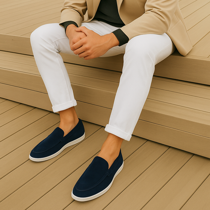 Monaco | Suède Loafers met Zachte Zool | Comfortabel & Stijlvol Ontwerp