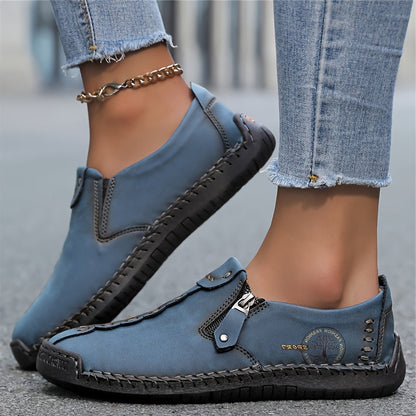 Elira™ – Comfort Sneakers met Rits & Flexibele Rubberzool