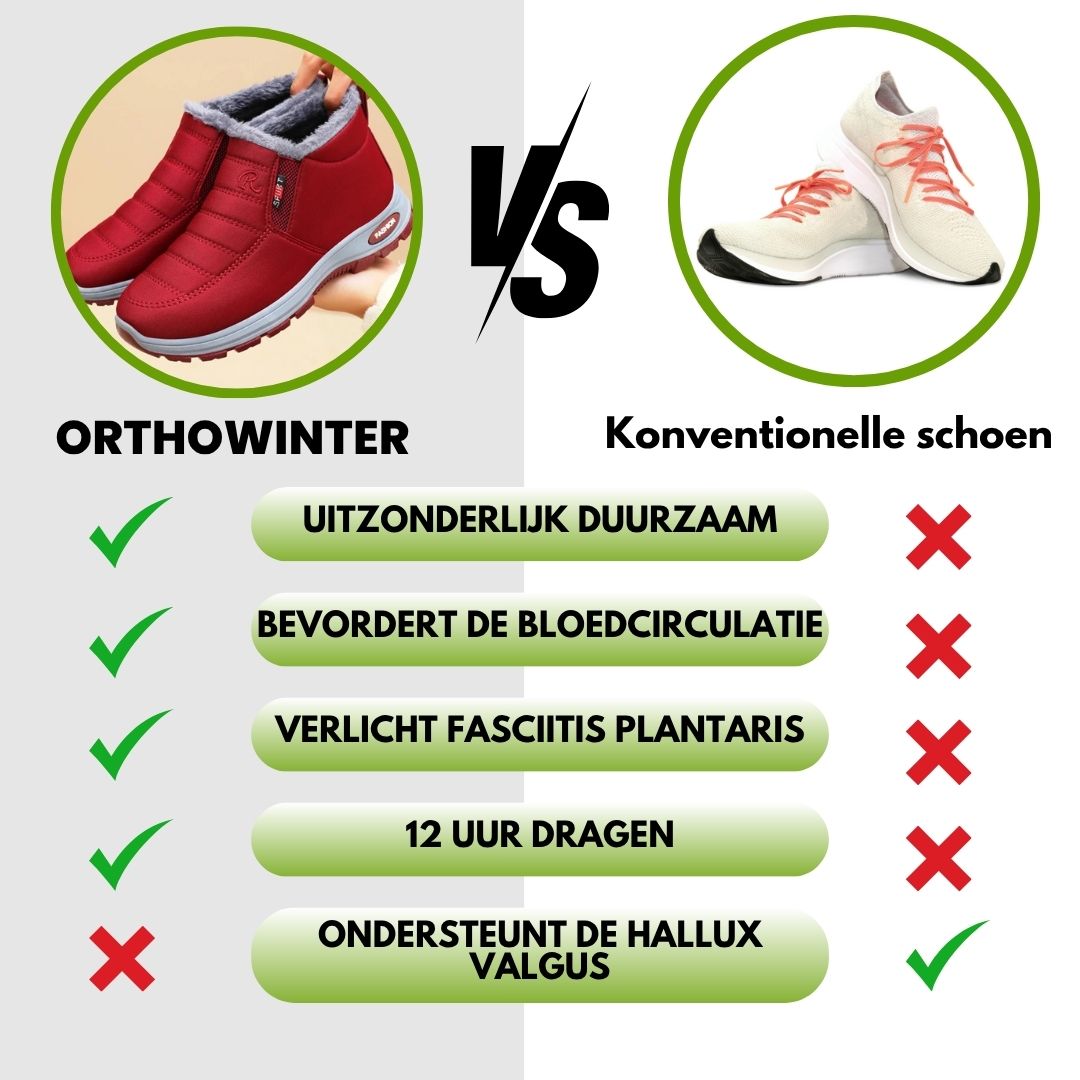 ComfortWinter - ergonomische, waterdichte, geïsoleerde schoenen voor herfst en winter