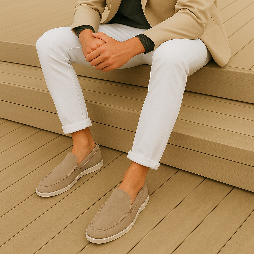 Monaco | Suède Loafers met Zachte Zool | Comfortabel & Stijlvol Ontwerp